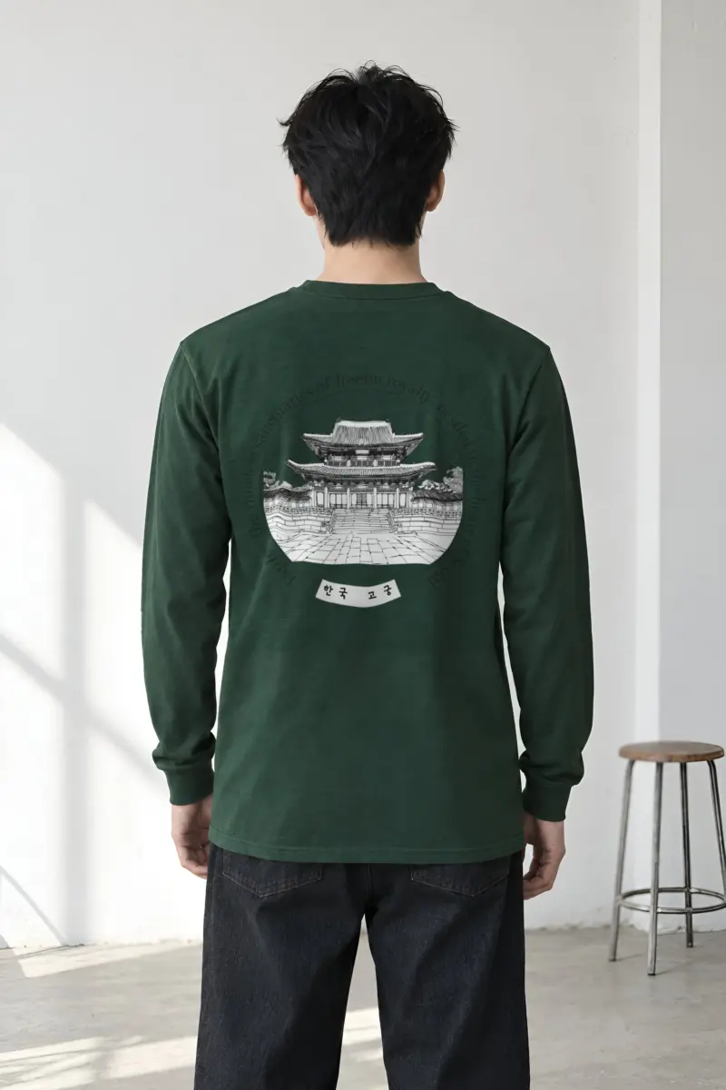 "Joseon Palace Courtyard" Unisex Longsleeve T-shirt