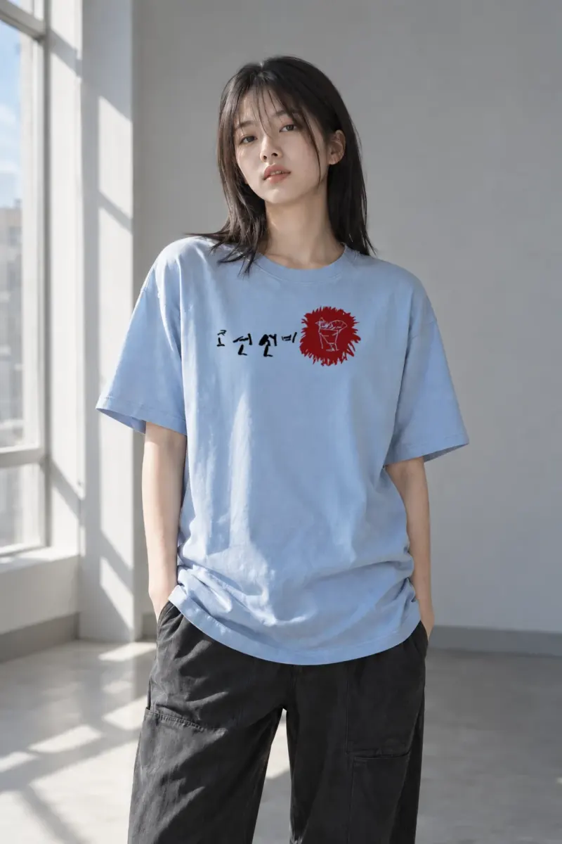 "Joseon Scholar Bowl" Heavyweight Unisex Crewneck T-shirt | Gildan 5000