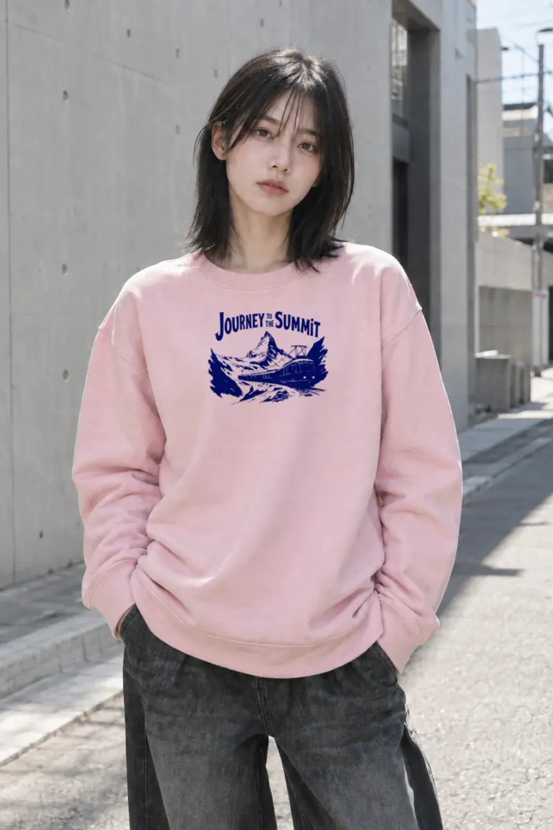 "Journey To The Summit" Heavy Blend Unisex Crewneck Sweatshirt | Gildan 18000