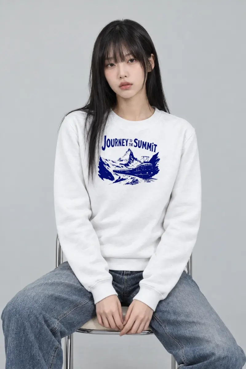 "Journey To The Summit" Heavy Blend Unisex Crewneck Sweatshirt