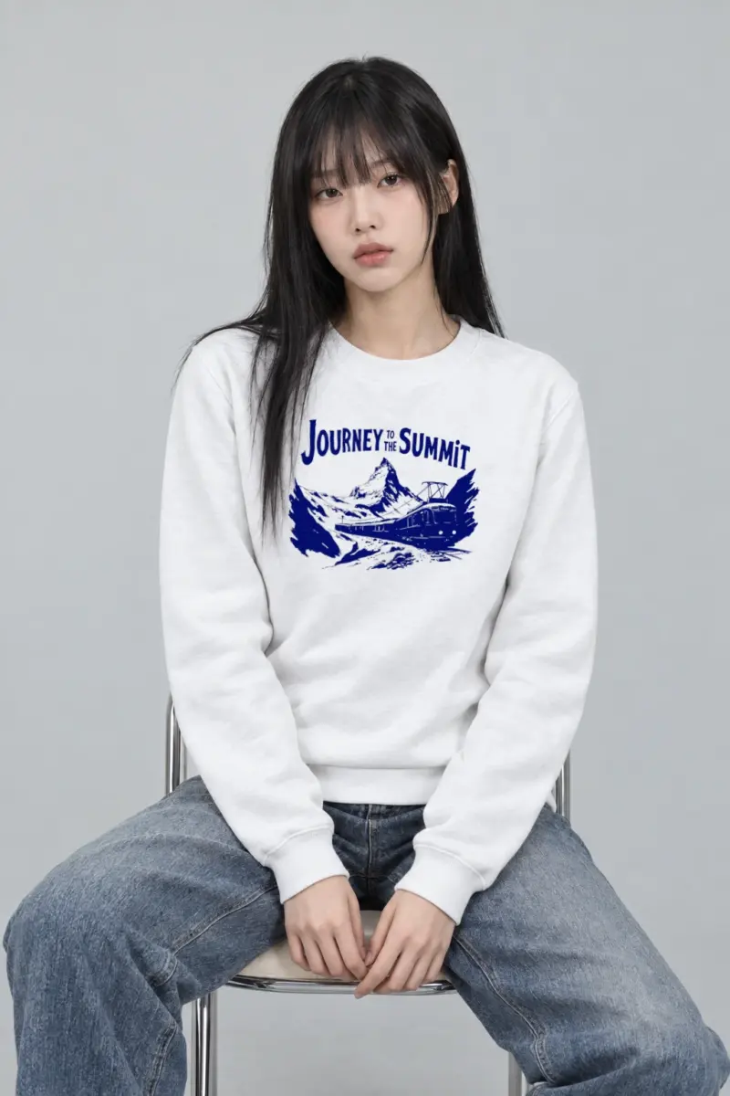 "Journey To The Summit" Heavy Blend Unisex Crewneck Sweatshirt