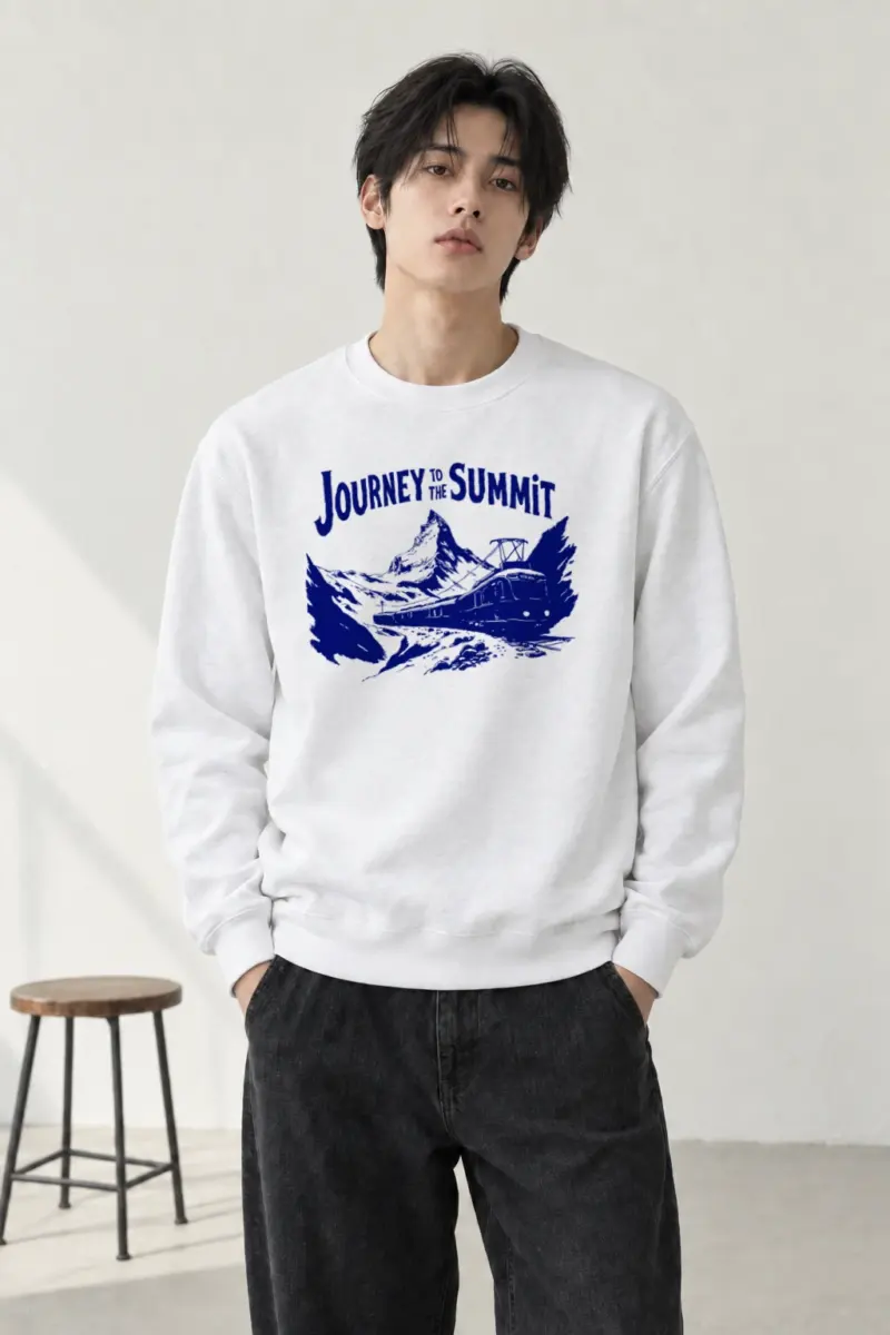 "Journey To The Summit" Heavy Blend Unisex Crewneck Sweatshirt