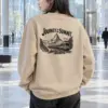 "Alpine Rail Reverie" Heavy Blend Unisex Crewneck Sweatshirt | Gildan 18000