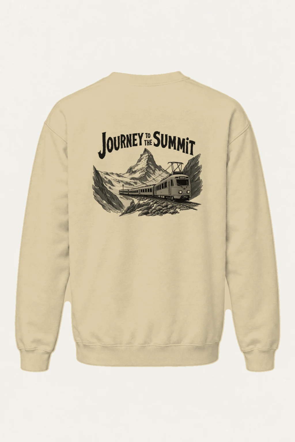 "Journey To The Summit" Heavy Blend Unisex Crewneck Sweatshirt | Gildan 18000