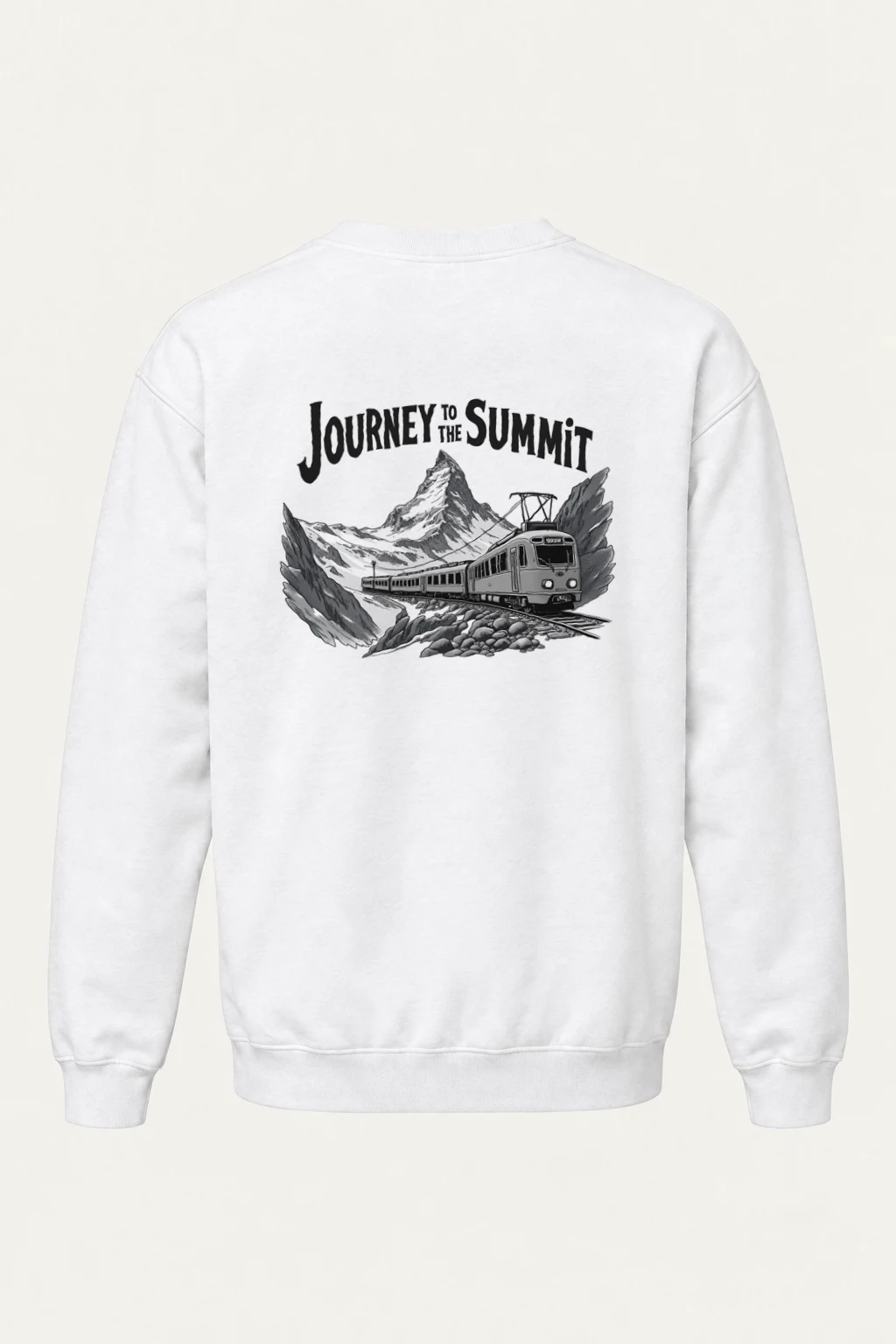 "Journey To The Summit" Heavy Blend Unisex Crewneck Sweatshirt | Gildan 18000