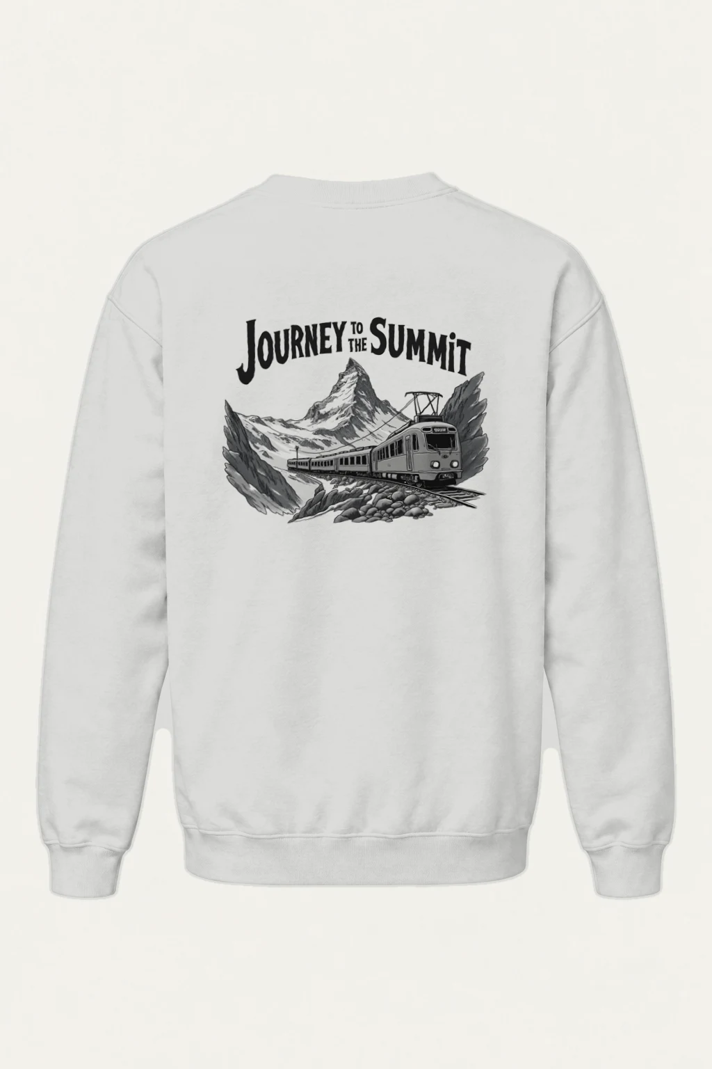 "Journey To The Summit" Heavy Blend Unisex Crewneck Sweatshirt | Gildan 18000