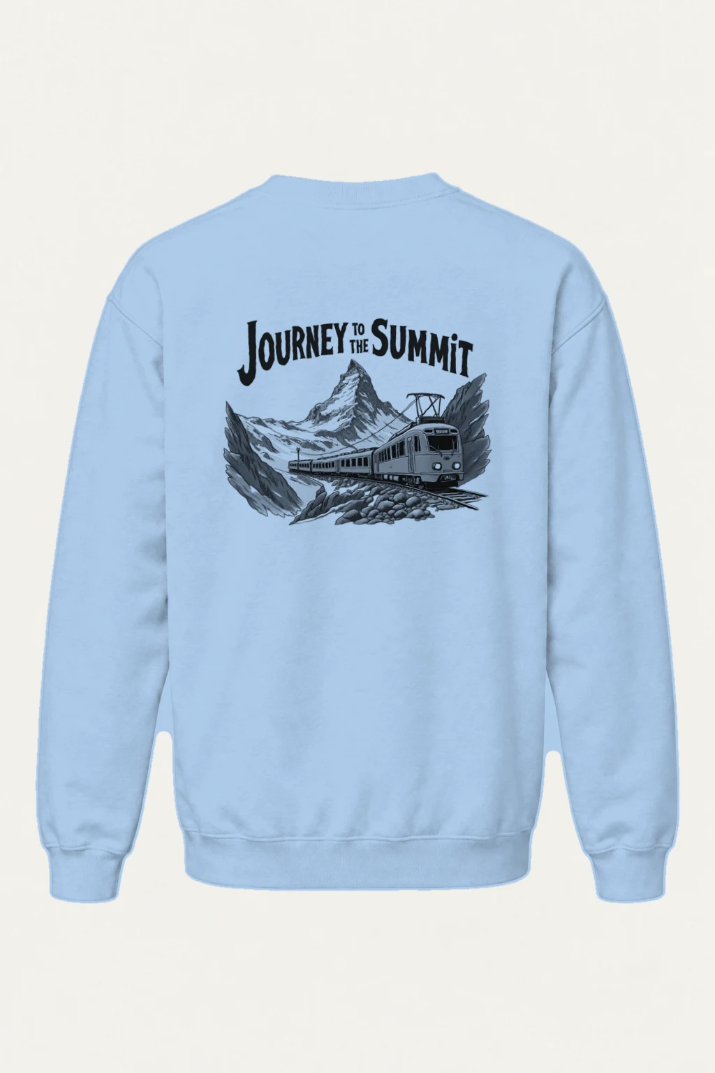 "Journey To The Summit" Heavy Blend Unisex Crewneck Sweatshirt | Gildan 18000