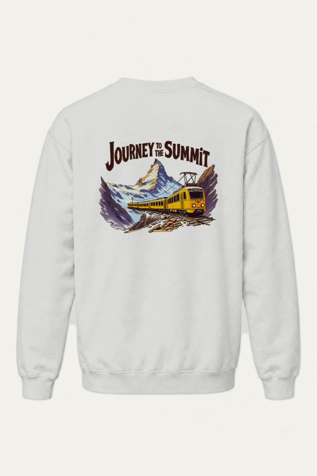 "Journey To The Summit" Heavy Blend Unisex Crewneck Sweatshirt | Gildan 18000