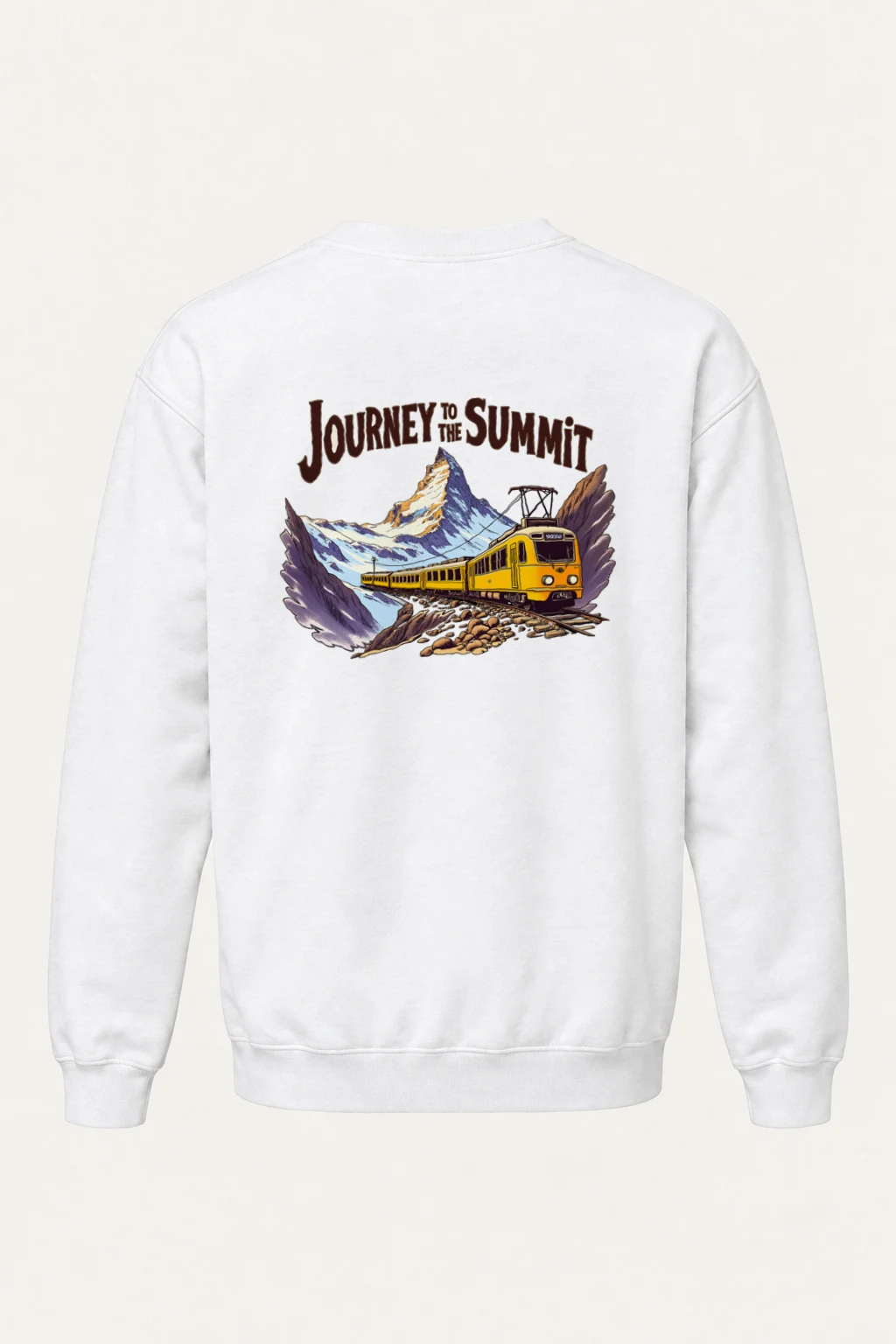 "Journey To The Summit" Heavy Blend Unisex Crewneck Sweatshirt | Gildan 18000
