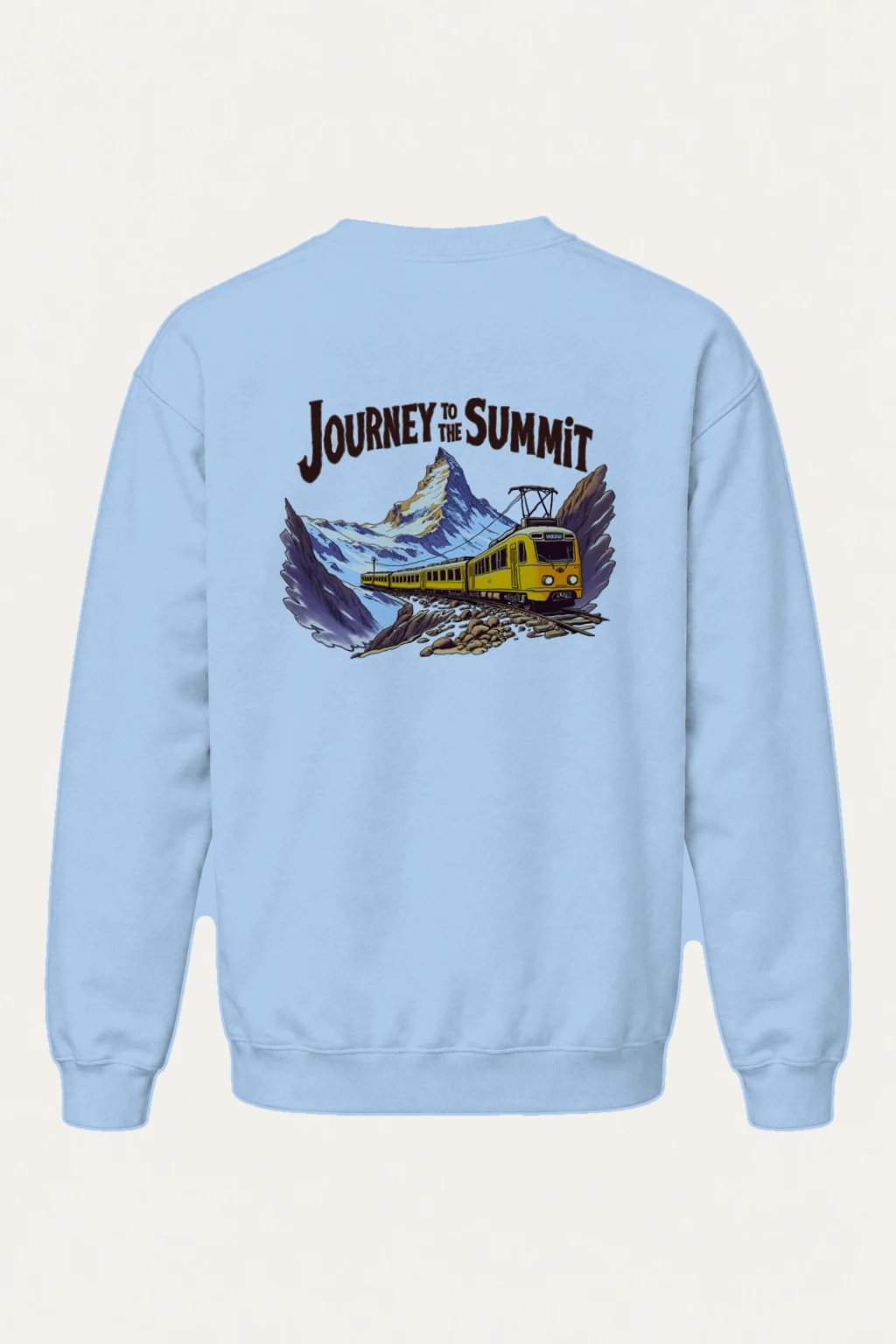 "Journey To The Summit" Heavy Blend Unisex Crewneck Sweatshirt | Gildan 18000