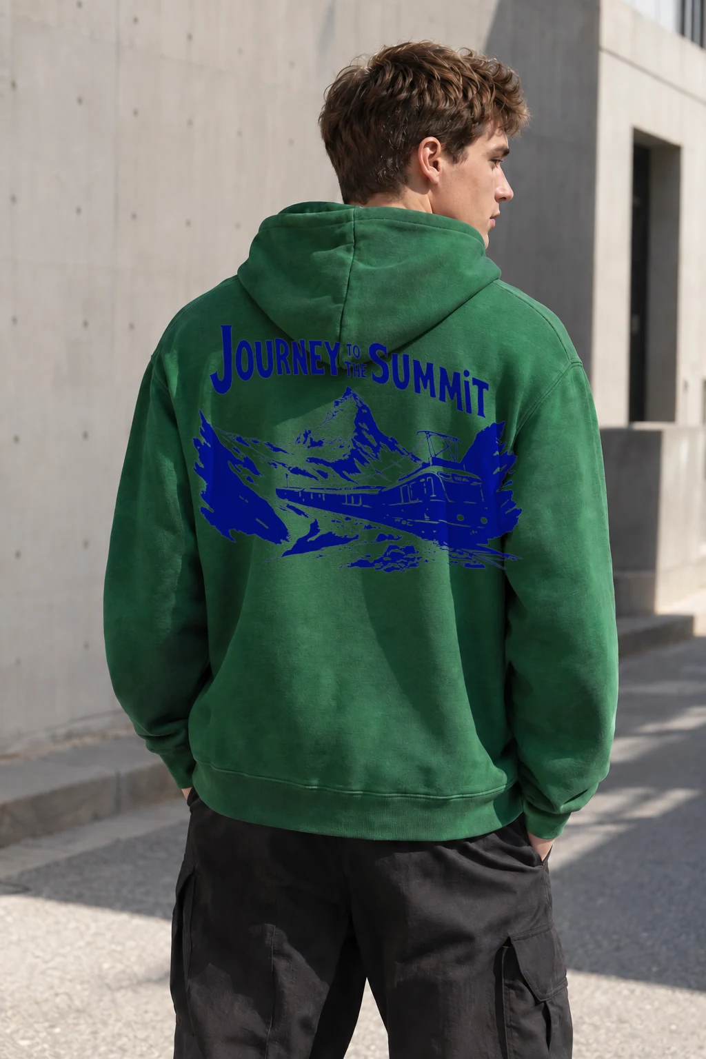"Journey To The Summit" Heavy Blend Unisex Pullover Hoodie | Gildan 18500