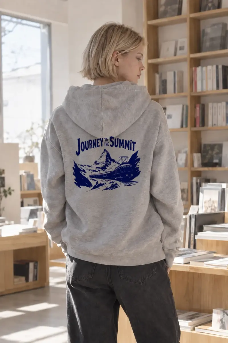 “Journey To The Summit” Heavy Blend Unisex Pullover Hoodie | Gildan 18500