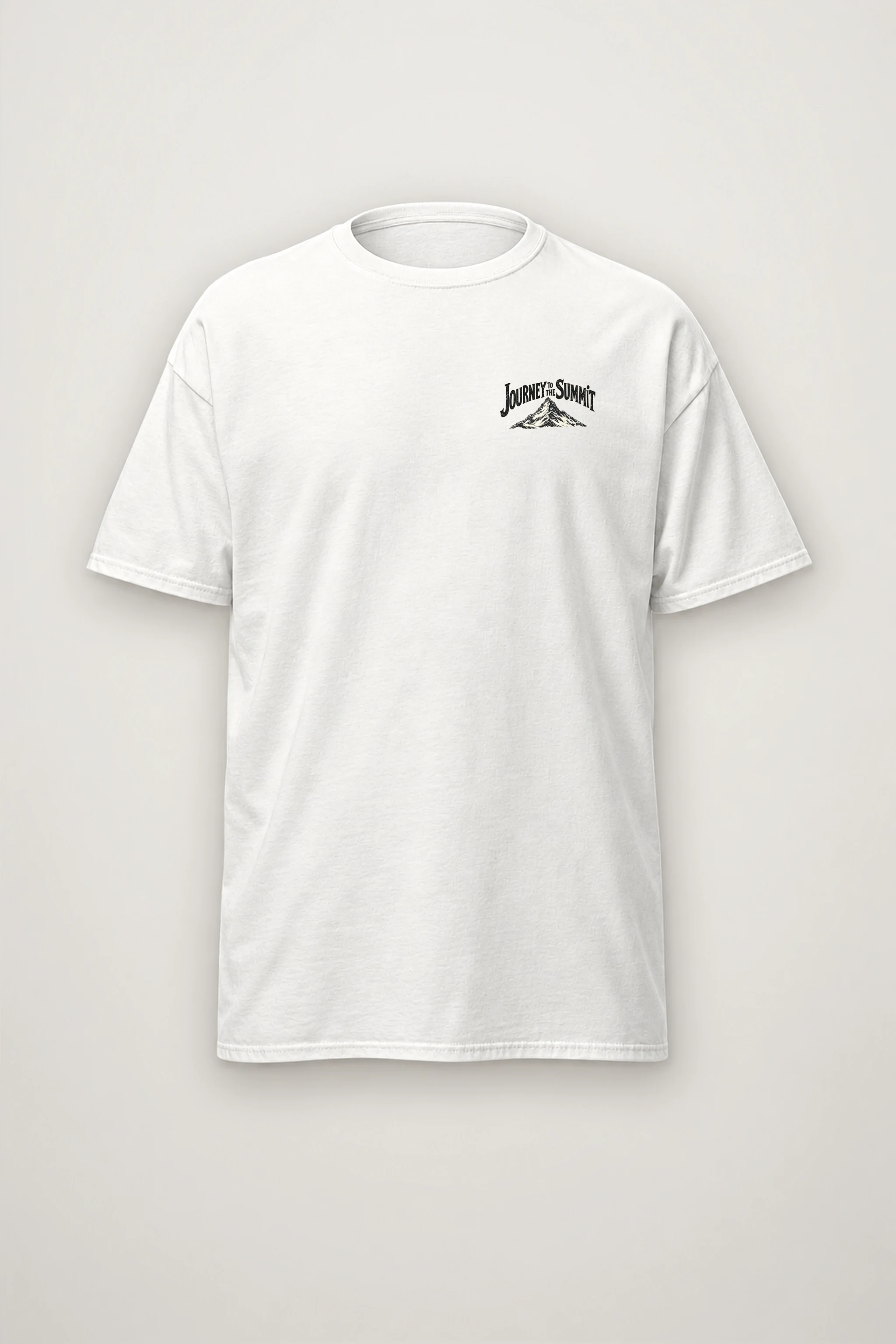 "Journey To The Summit" Heavyweight Unisex Crewneck T-shirt