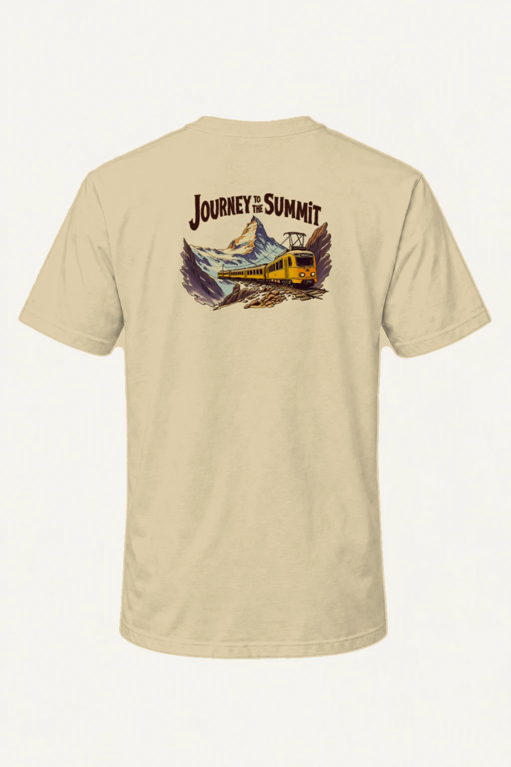 "Journey To The Summit" Heavyweight Unisex Crewneck T-shirt | Gildan 5000