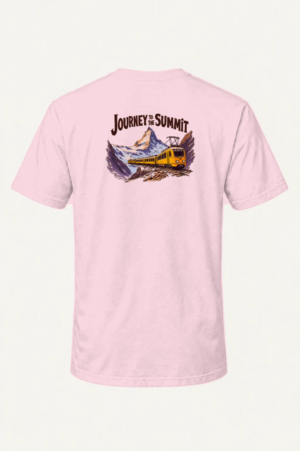 "Journey To The Summit" Heavyweight Unisex Crewneck T-shirt | Gildan 5000