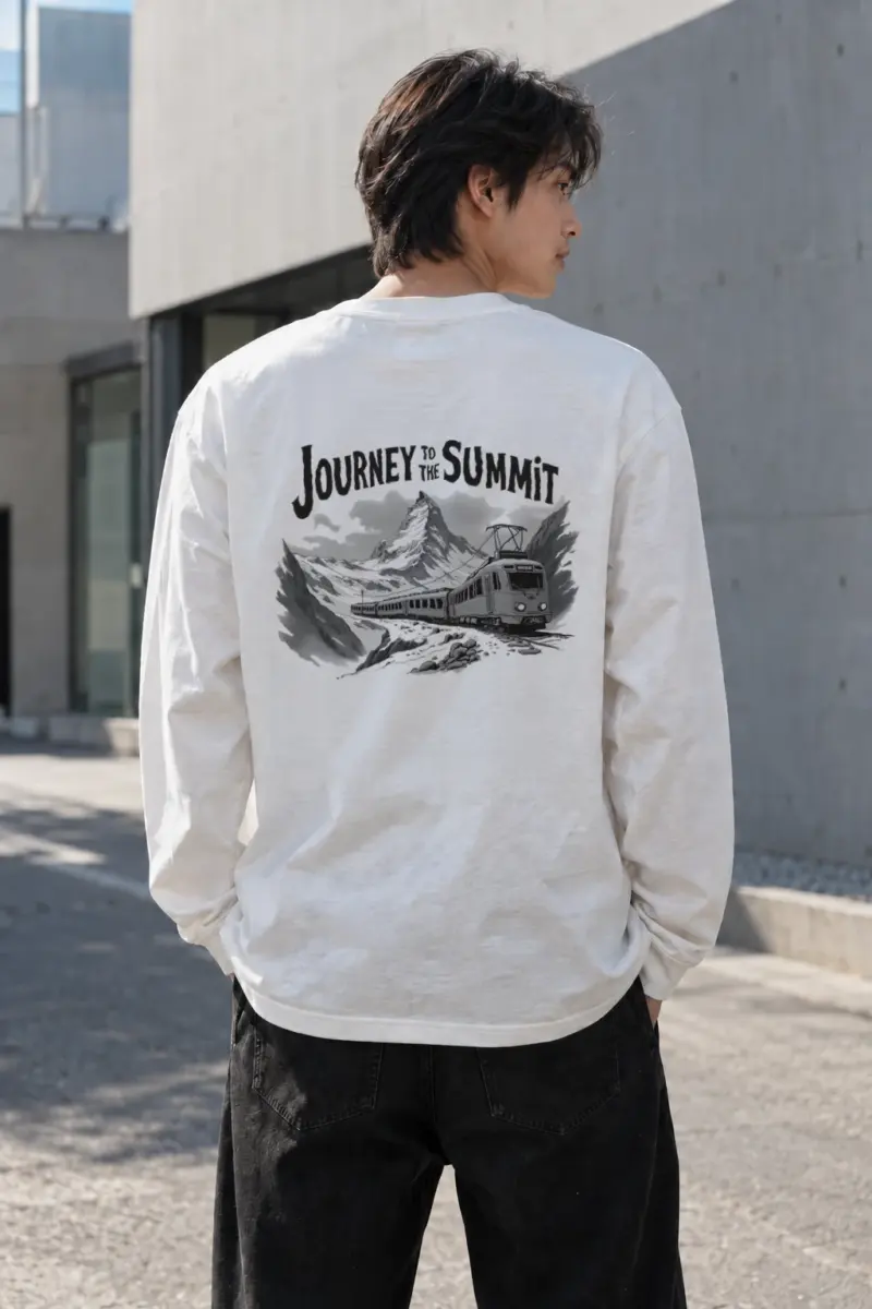 "Journey to the Summit" Unisex Longsleeve T-shirt | Gildan 2400