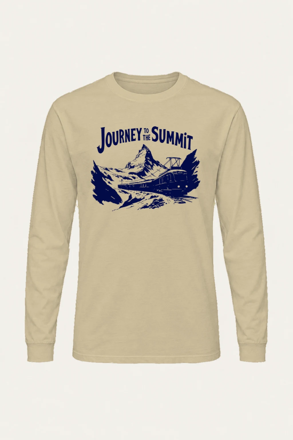 "Journey To The Summit" Unisex Longsleeve T-shirt | Gildan 2400