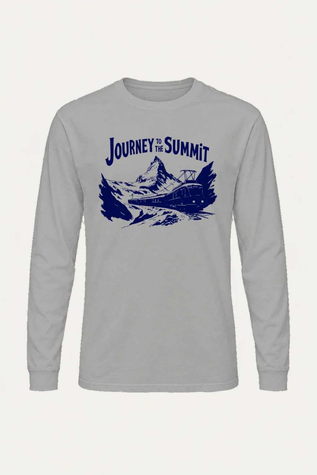 "Journey To The Summit" Unisex Longsleeve T-shirt | Gildan 2400
