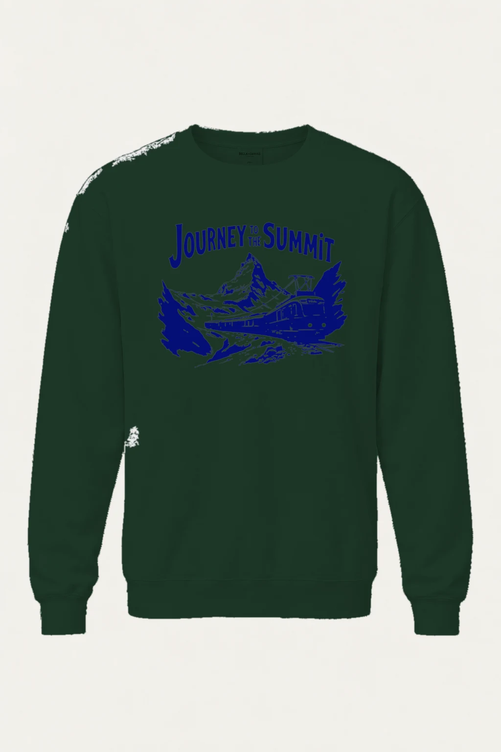 "Journey To The Summit" Unisex Sponge Fleece Crewneck Sweatshirt | Bella + Canvas 3901