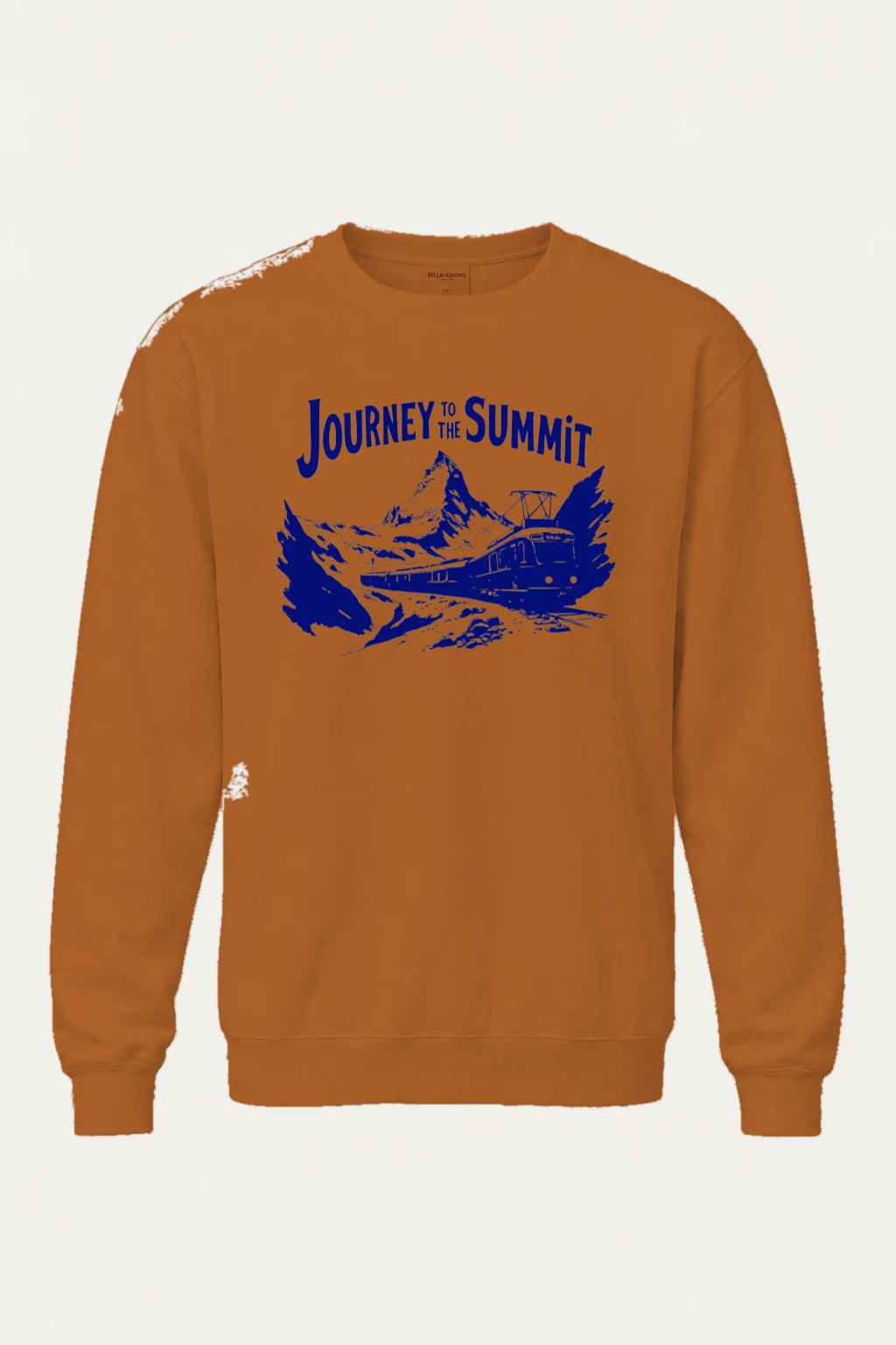 "Journey To The Summit" Unisex Sponge Fleece Crewneck Sweatshirt | Bella + Canvas 3901
