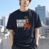 "Journey With Sun" Heavyweight Unisex Crewneck T-shirt | Gildan 5000