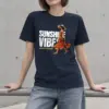 "Journey With Sun" Heavyweight Unisex Crewneck T-shirt