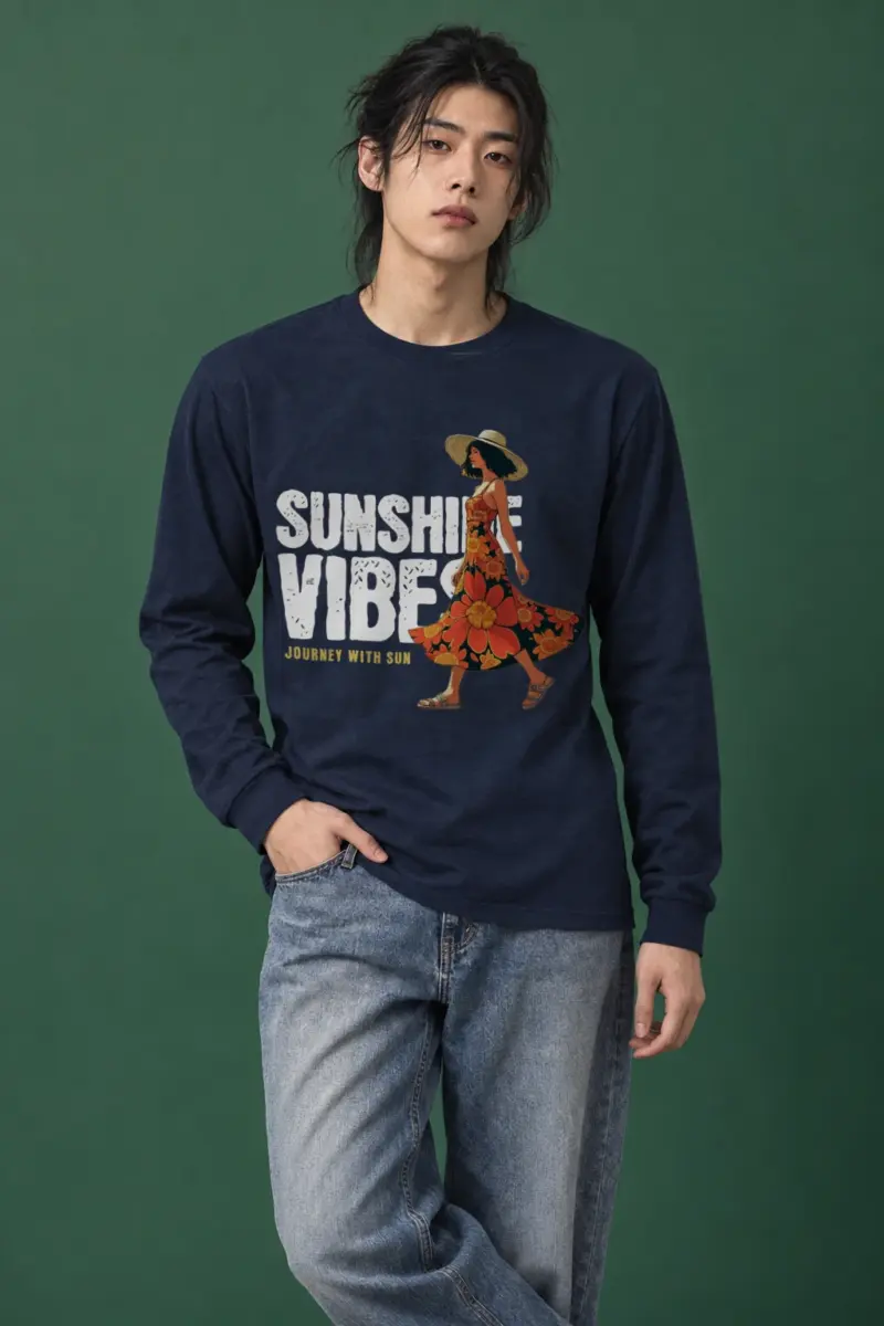 "Journey With Sun" Unisex Longsleeve T-shirt
