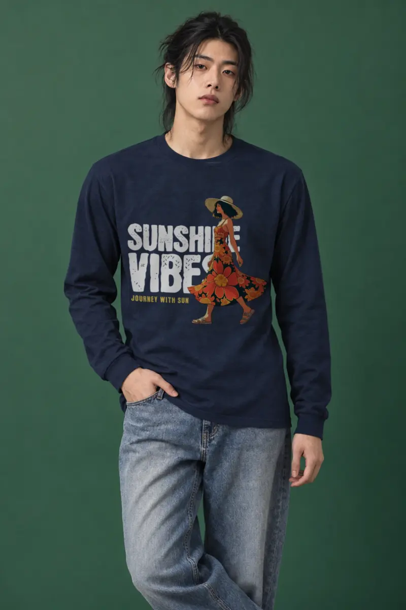 "Journey With Sun" Unisex Longsleeve T-shirt
