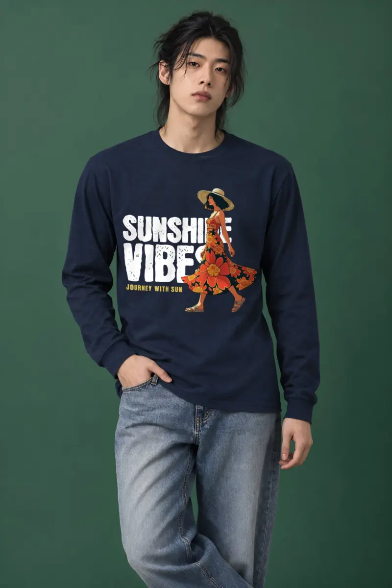 "Journey With Sun" Unisex Longsleeve T-shirt