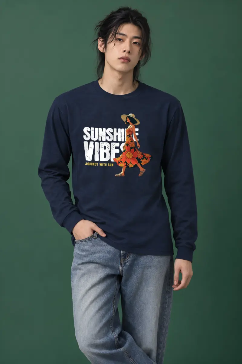 "Journey With Sun" Unisex Longsleeve T-shirt