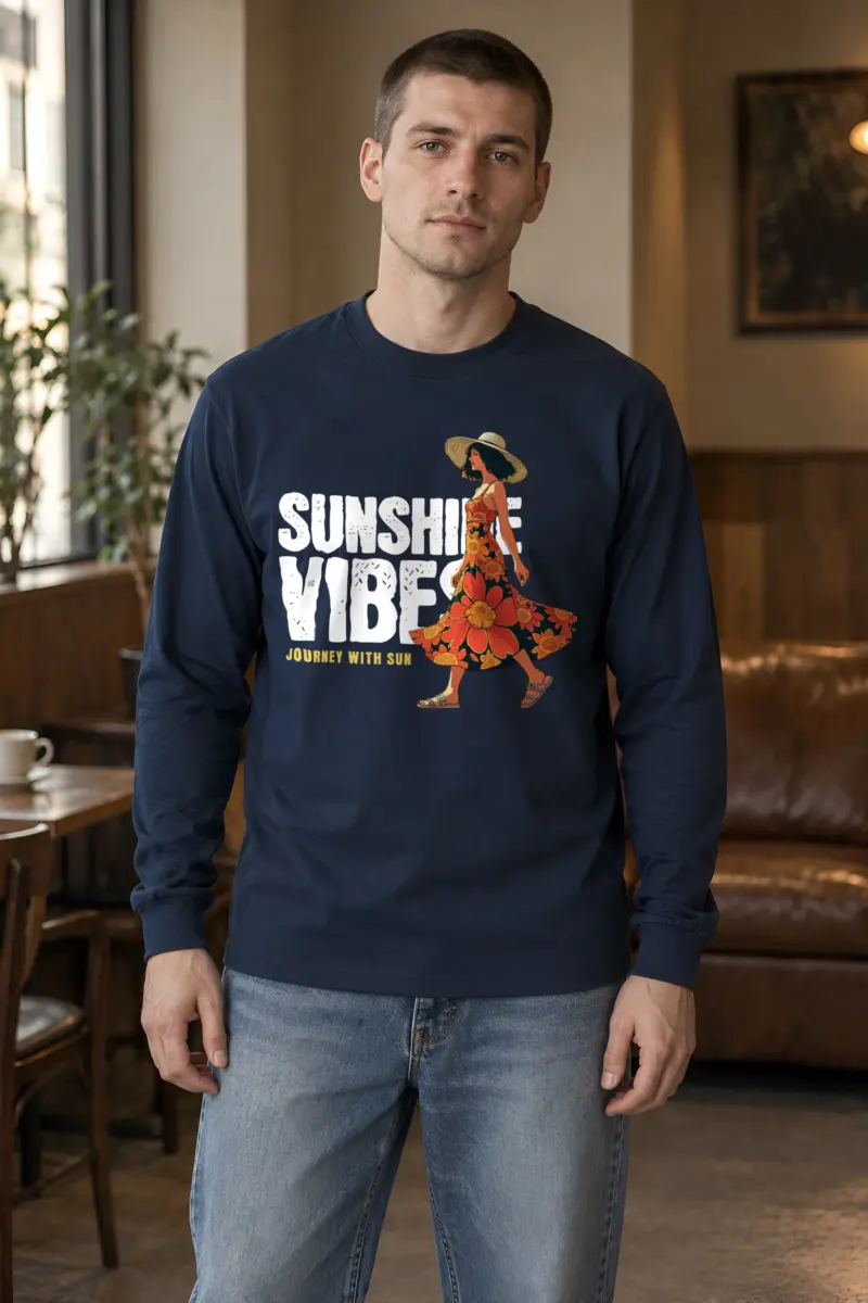 "Journey With Sun" Unisex Longsleeve T-shirt