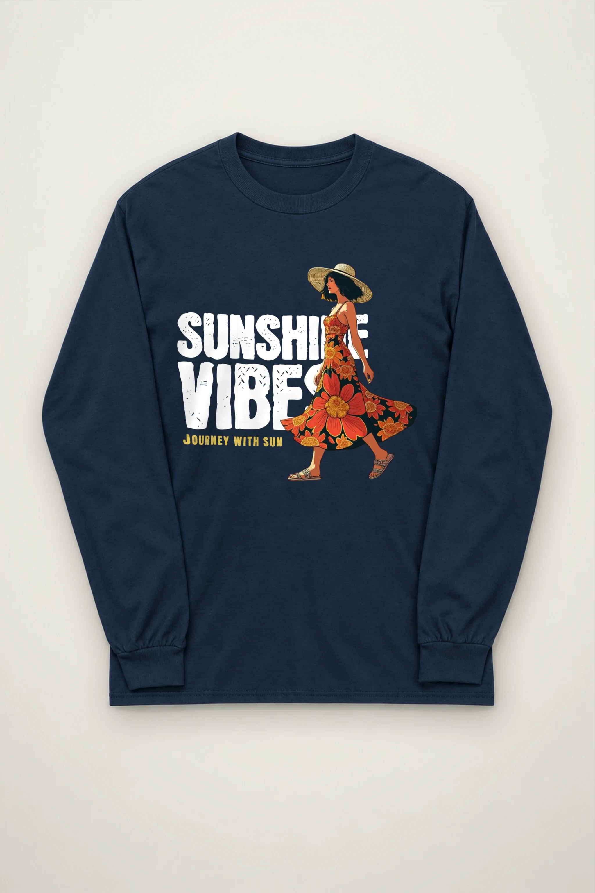 "Journey With Sun" Unisex Longsleeve T-shirt