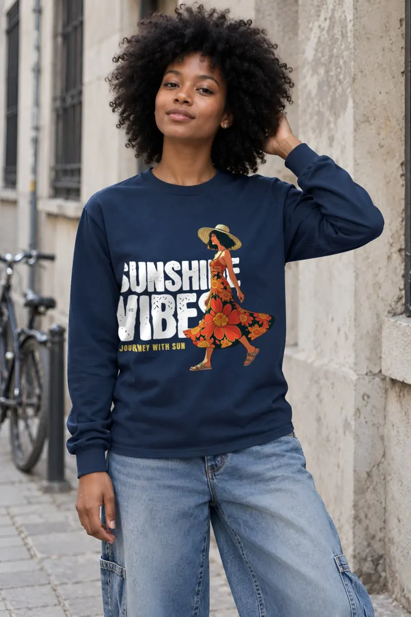 "Journey With Sun" Unisex Longsleeve T-shirt