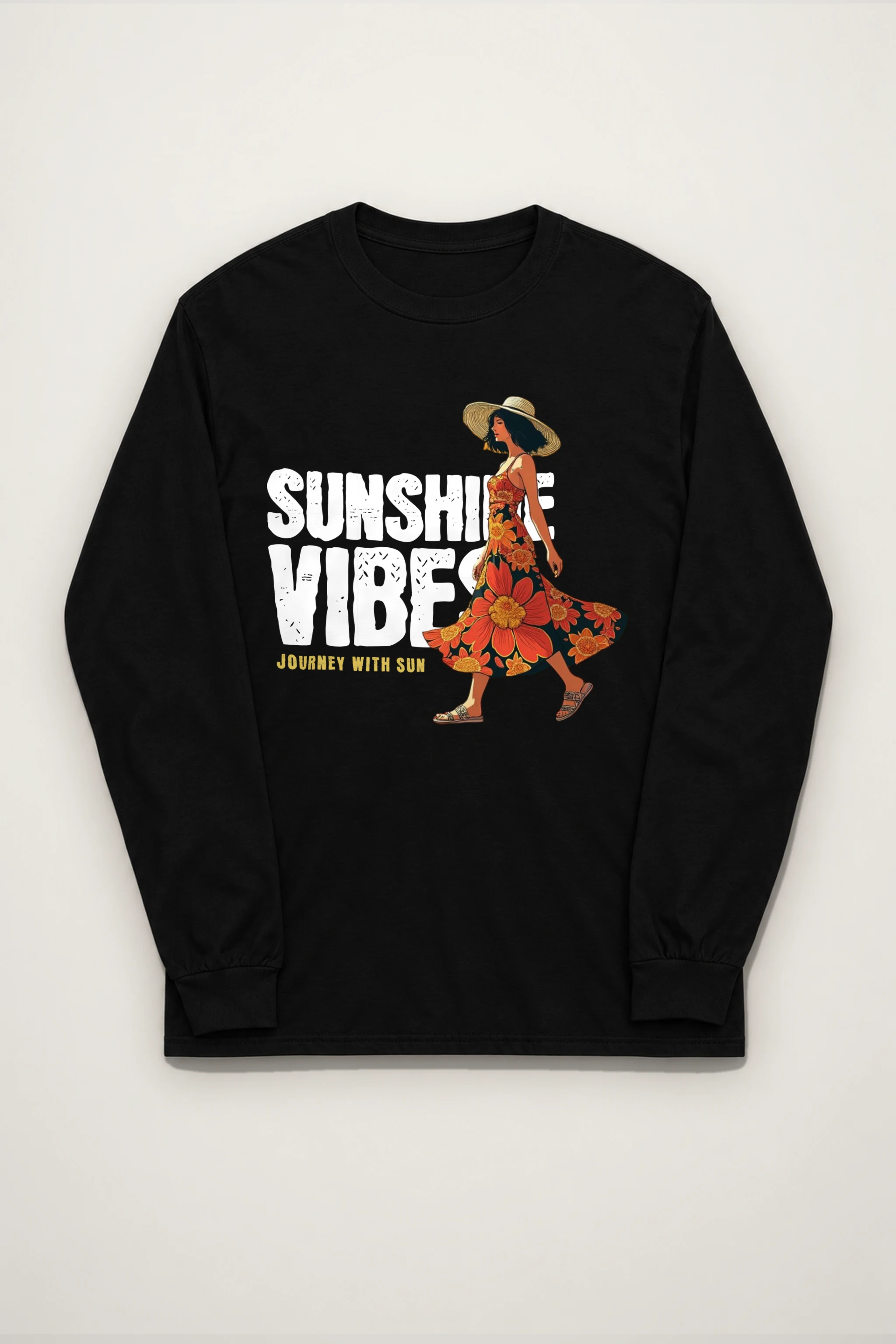 "Journey With Sun" Unisex Longsleeve T-shirt