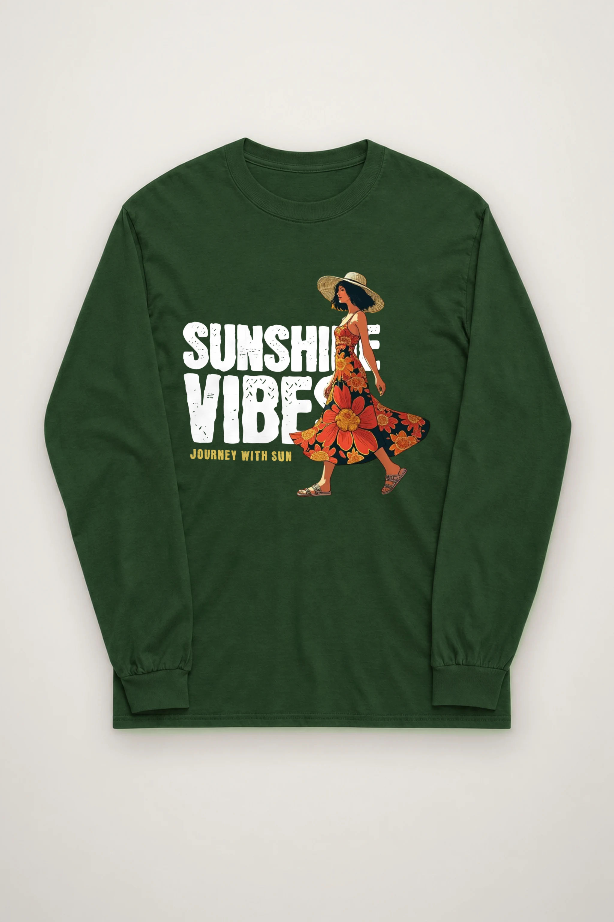 "Journey With Sun" Unisex Longsleeve T-shirt