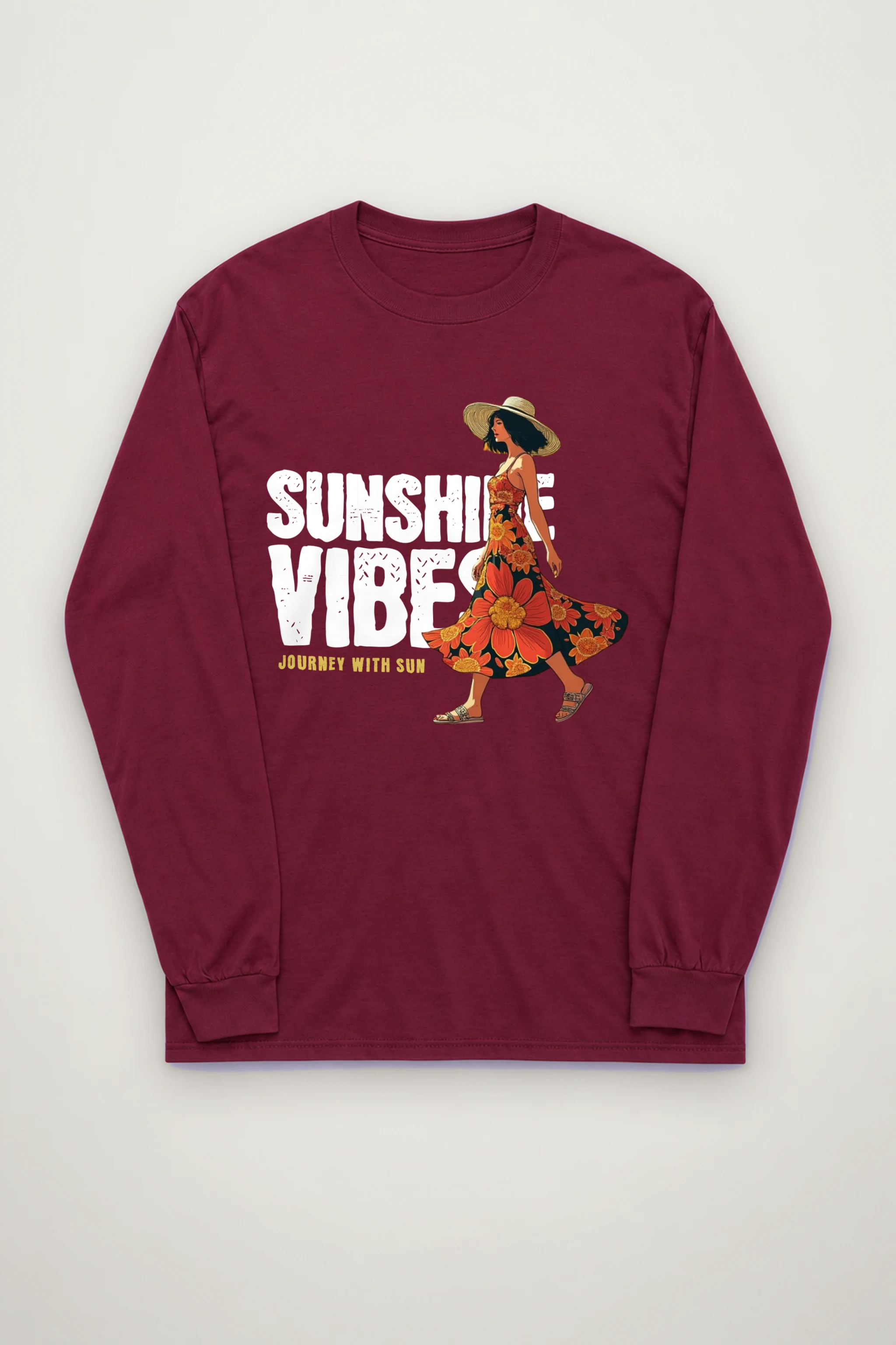 "Journey With Sun" Unisex Longsleeve T-shirt