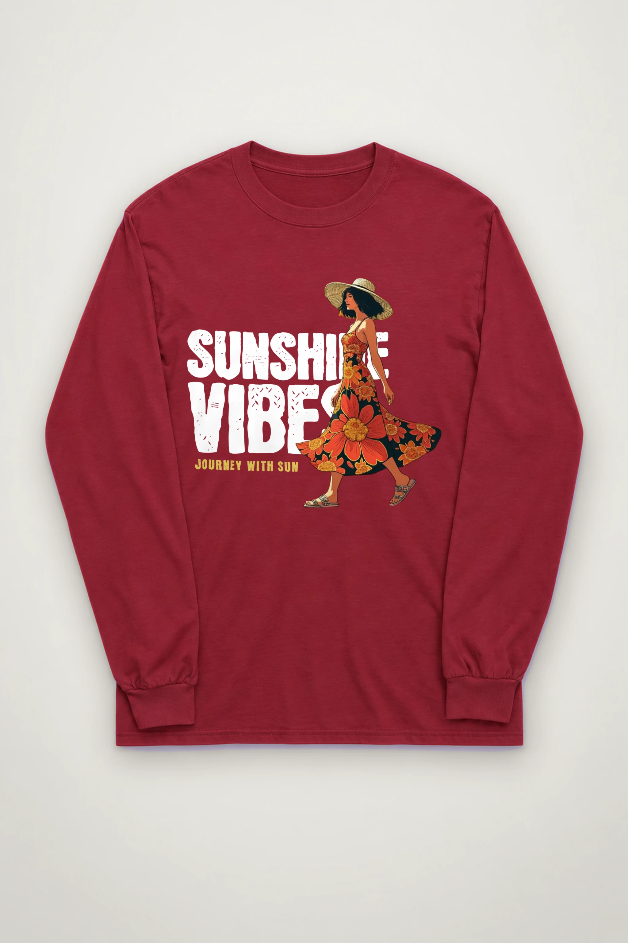 "Journey With Sun" Unisex Longsleeve T-shirt