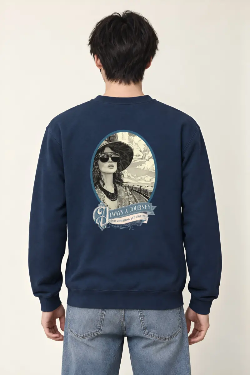 "Journey Yet Unseen" Heavy Blend Unisex Crewneck Sweatshirt