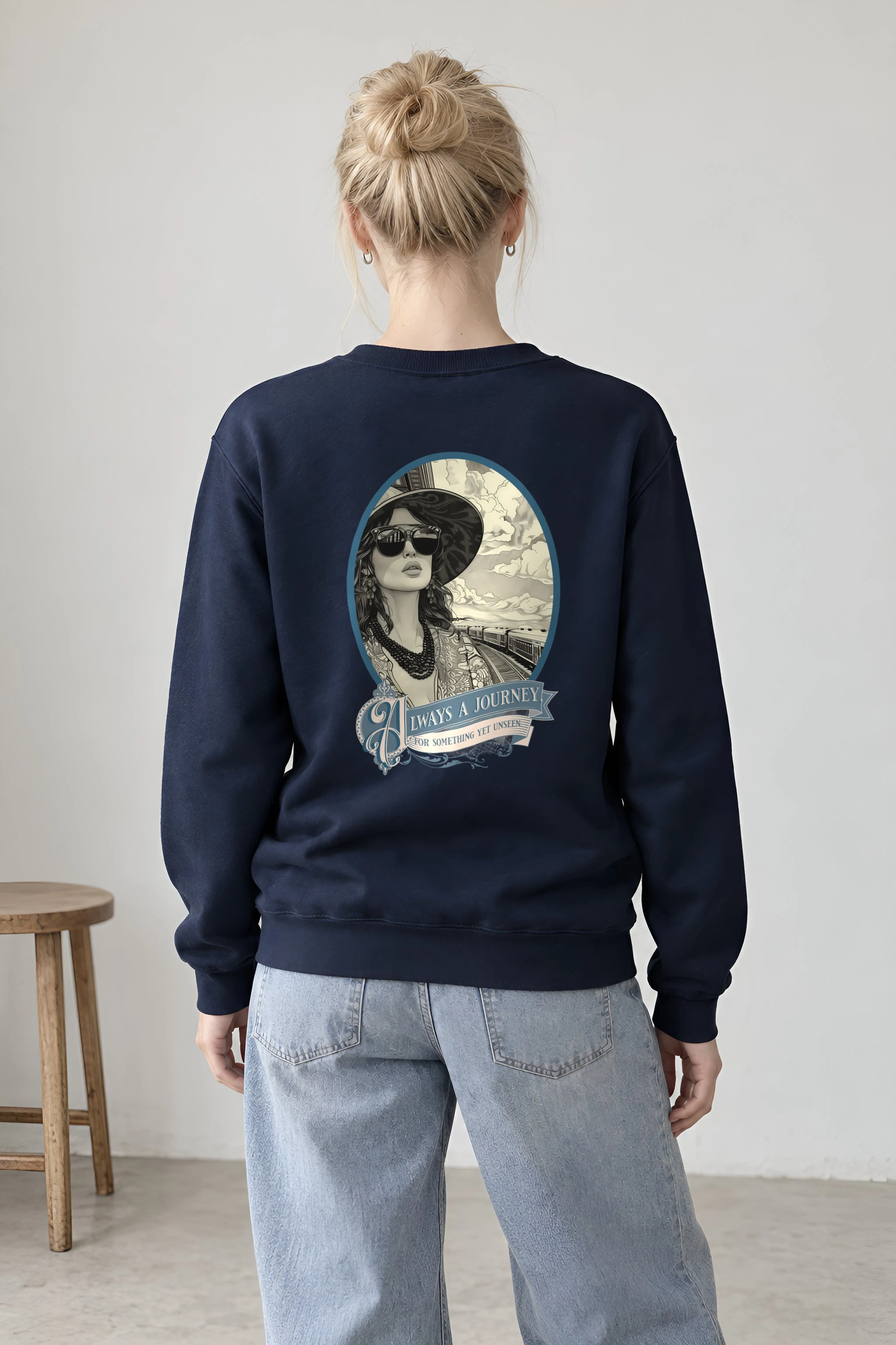 "Journey Yet Unseen" 1 Crewneck Sweatshirt