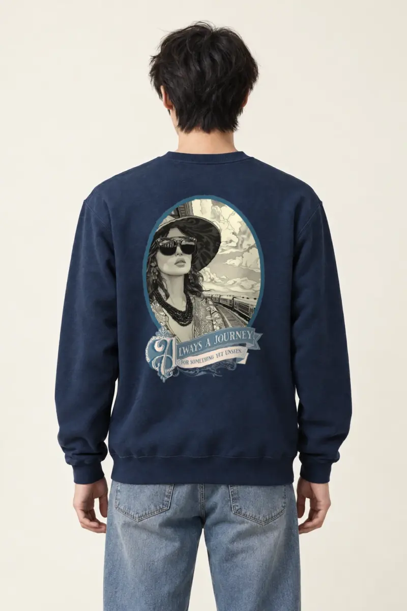 "Journey Yet Unseen" Heavy Blend Unisex Crewneck Sweatshirt | Gildan 18000