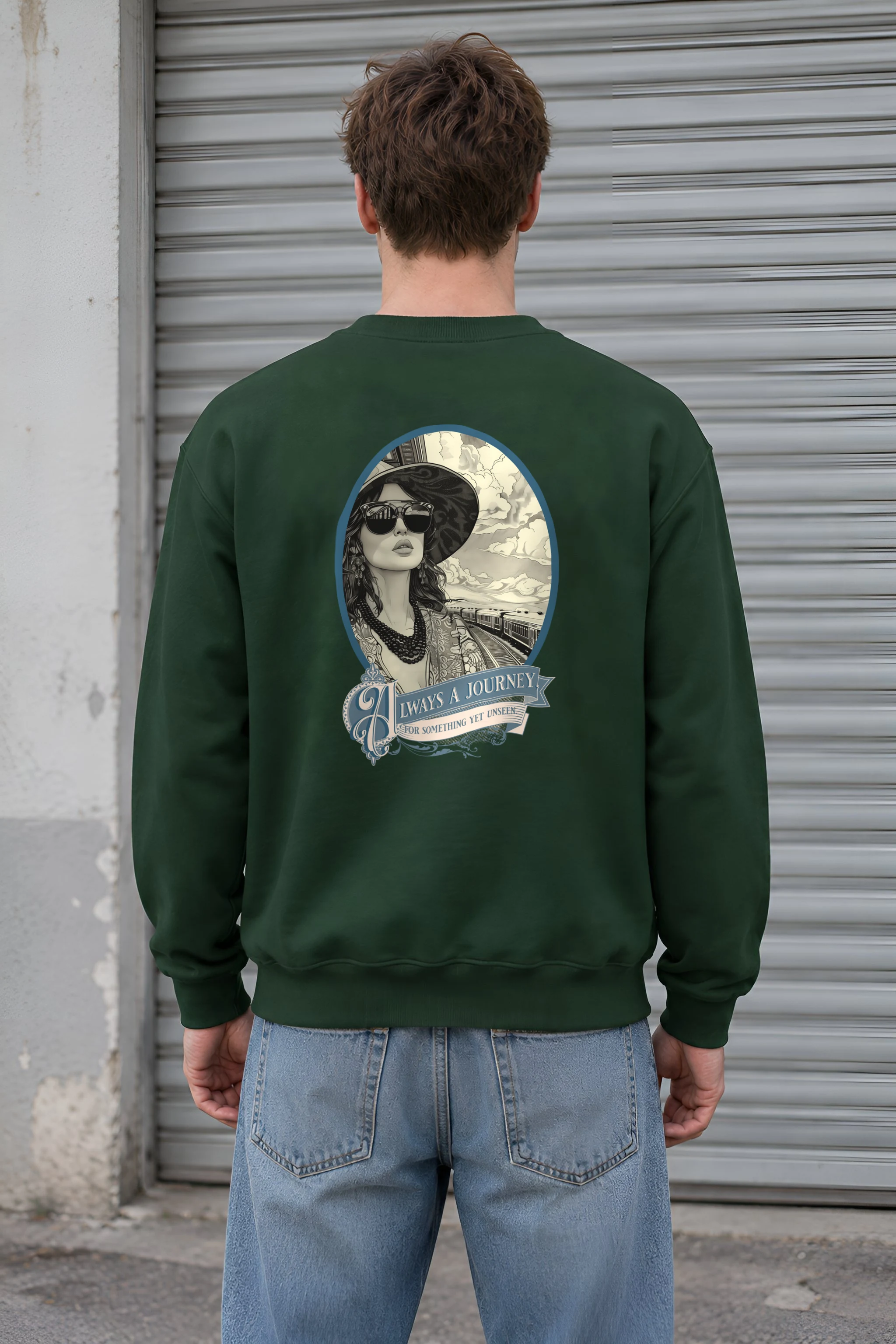 "Journey Yet Unseen" 1 Crewneck Sweatshirt