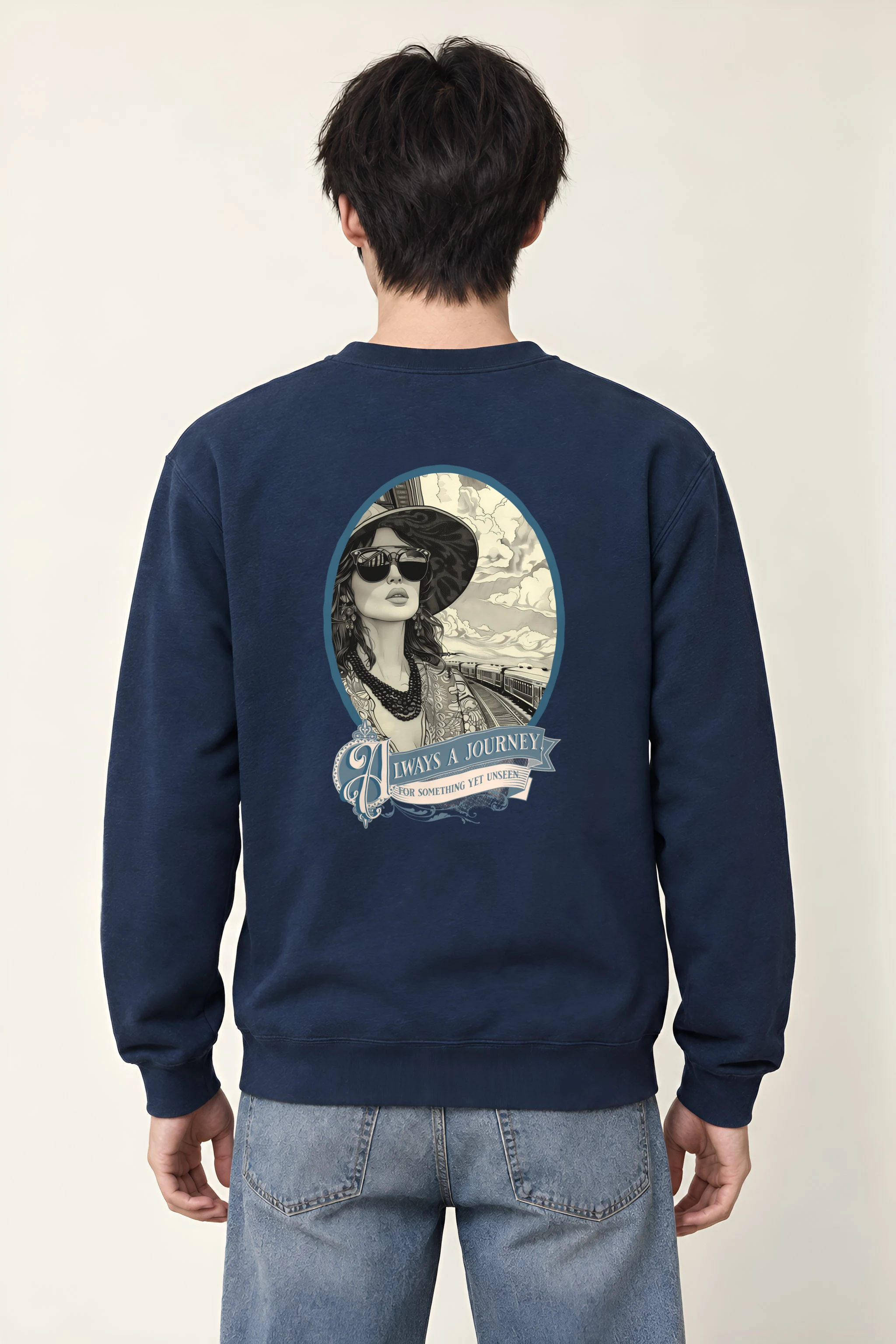 "Journey Yet Unseen" 1 Crewneck Sweatshirt