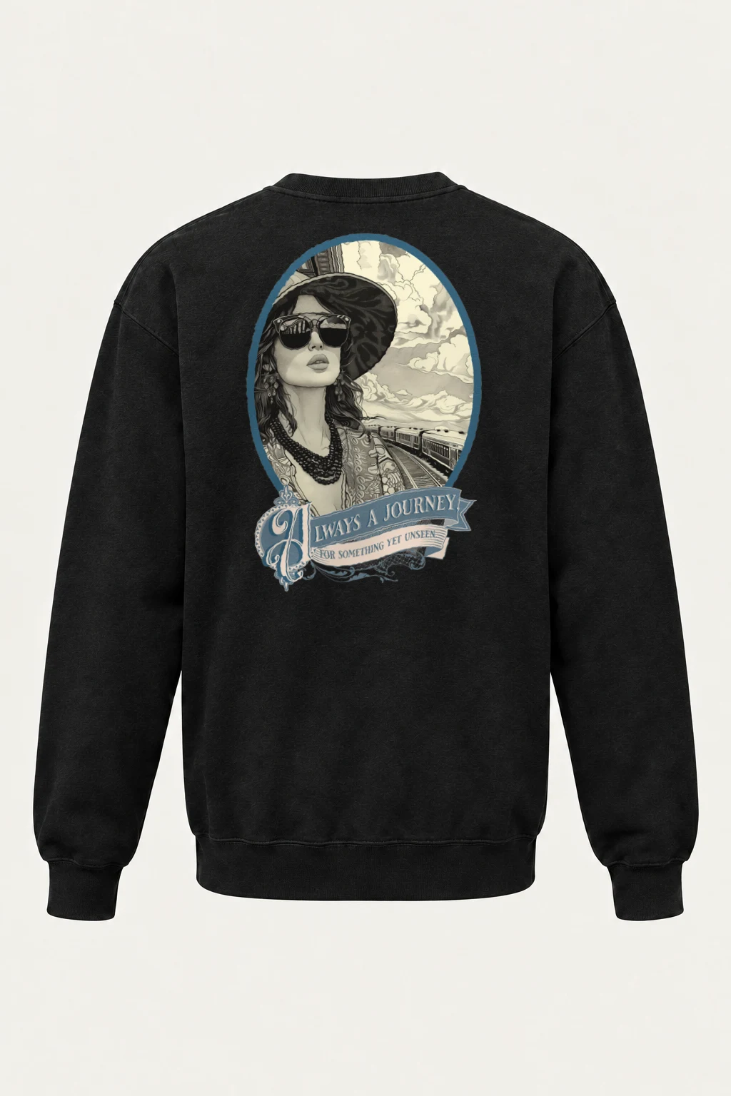 "Journey Yet Unseen" Heavy Blend Unisex Crewneck Sweatshirt | Gildan 18000