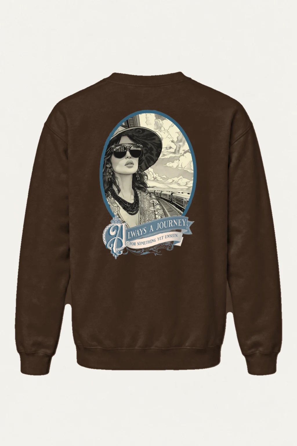 "Journey Yet Unseen" Heavy Blend Unisex Crewneck Sweatshirt | Gildan 18000