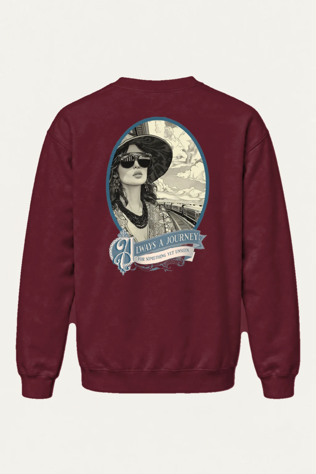 "Journey Yet Unseen" Heavy Blend Unisex Crewneck Sweatshirt | Gildan 18000