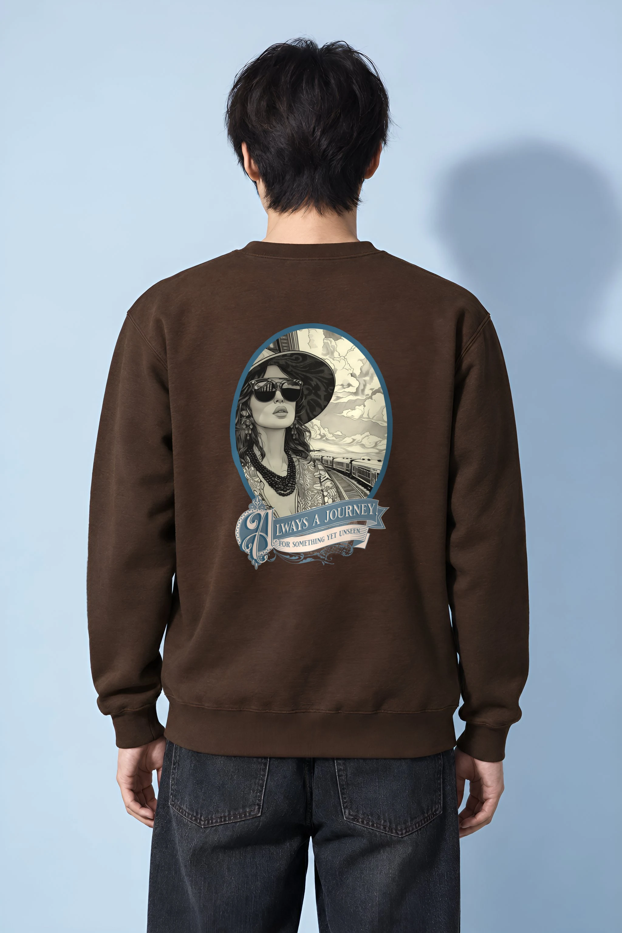 "Journey Yet Unseen" 1 Crewneck Sweatshirt