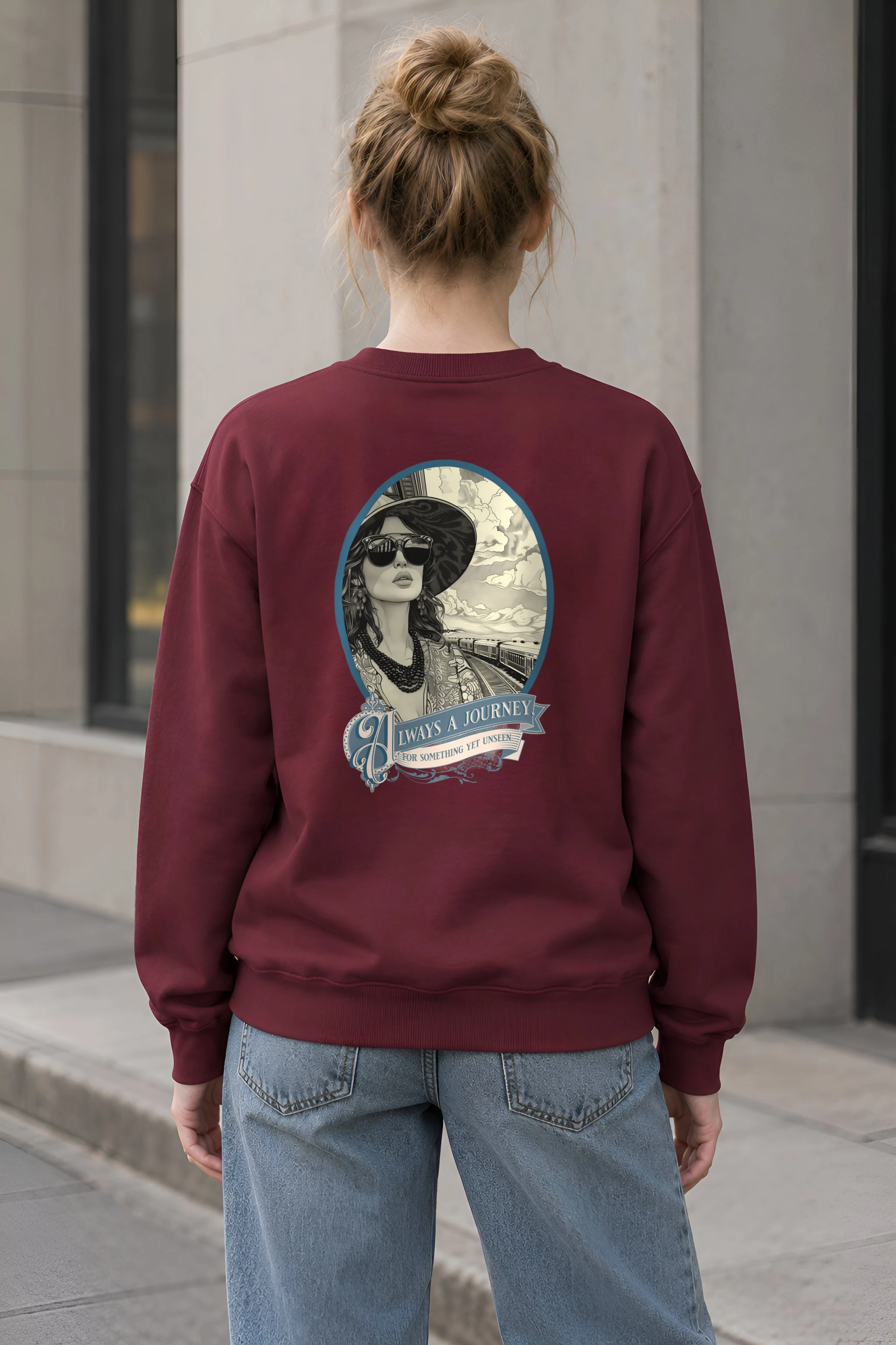 "Journey Yet Unseen" 1 Crewneck Sweatshirt