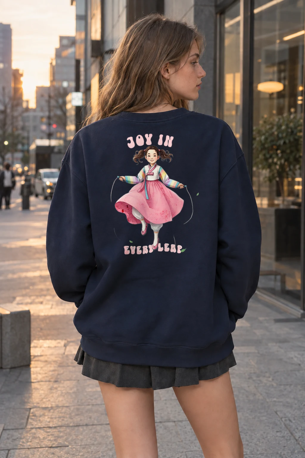 "Joy In Every Leap" Heavy Blend Unisex Crewneck Sweatshirt | Gildan 18000