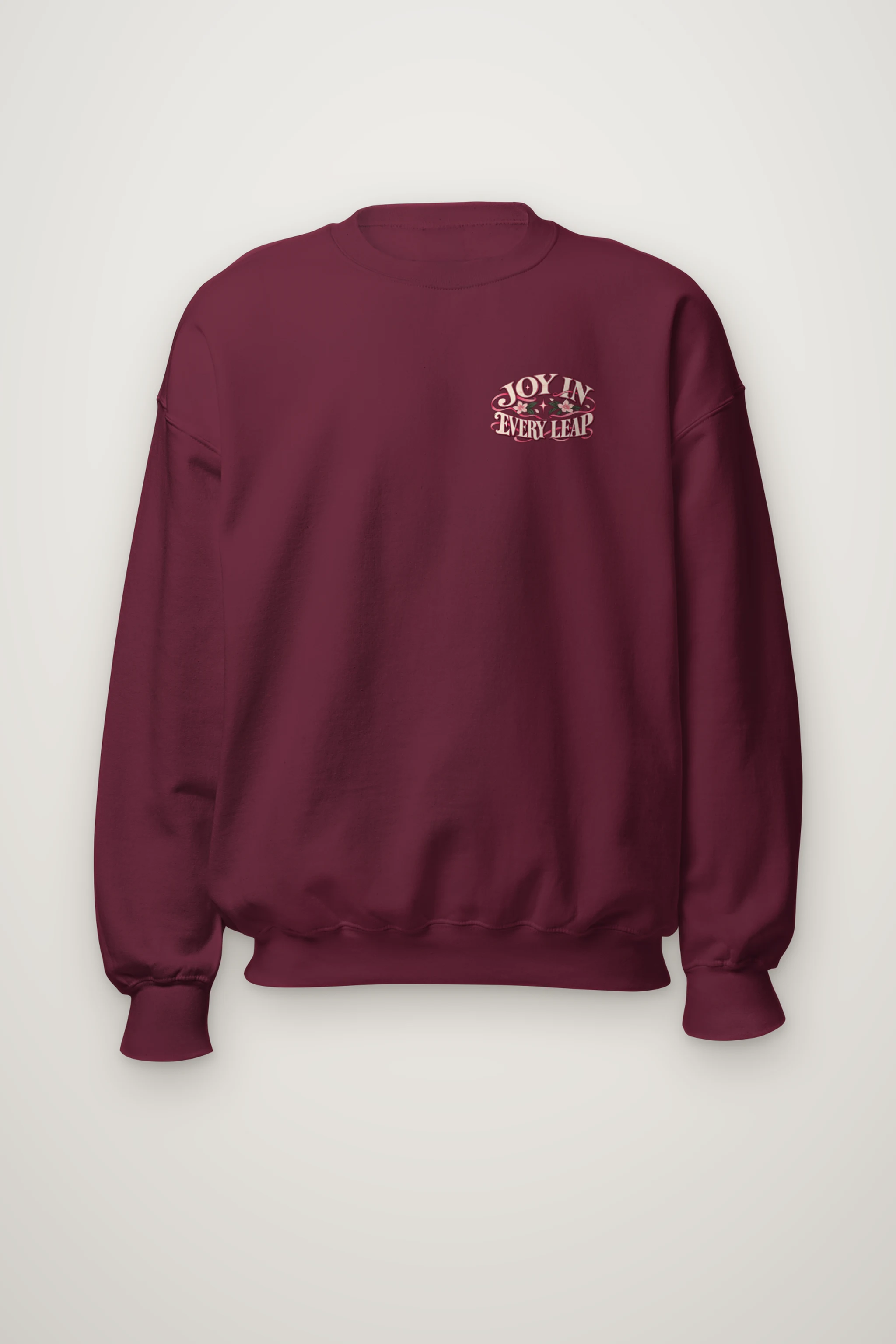 "Joy In Every Leap" Heavy Blend Unisex Crewneck Sweatshirt