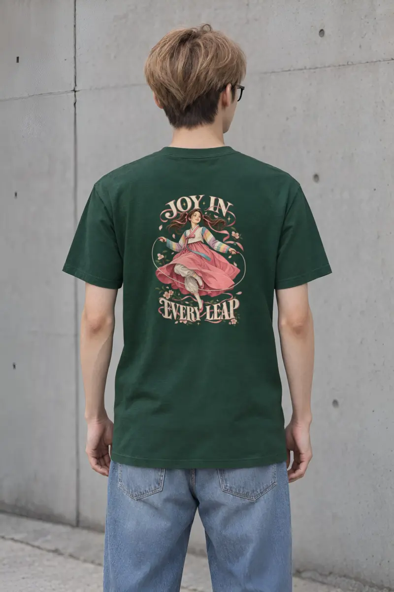 "Joy In Every Leap" Heavyweight Unisex Crewneck T-shirt